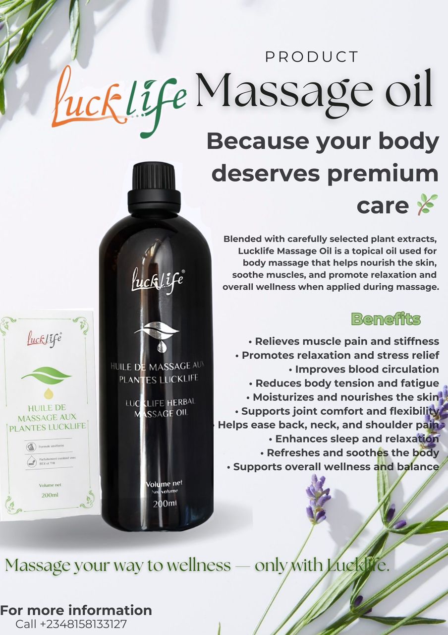Lucklife Herbal Massage Oil